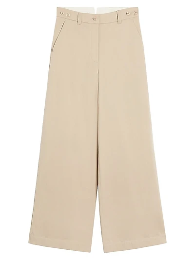 Cotton Gabardine Trousers