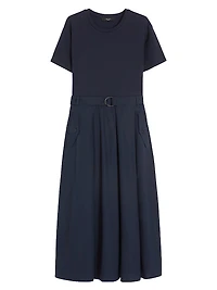 Jersey and Poplin Dress