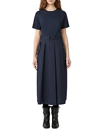 Jersey and Poplin Dress
