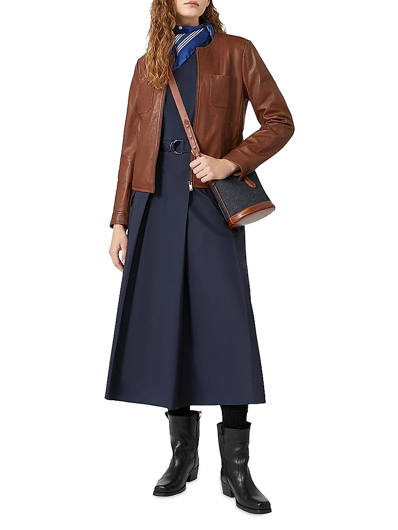 Jersey and Poplin Dress