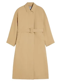 Water Repellent Gabardine Trench Coat