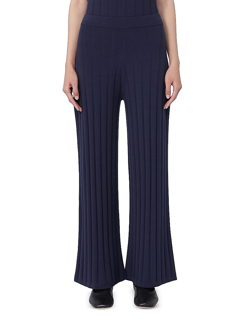 Stretch Viscose Yarn Trousers