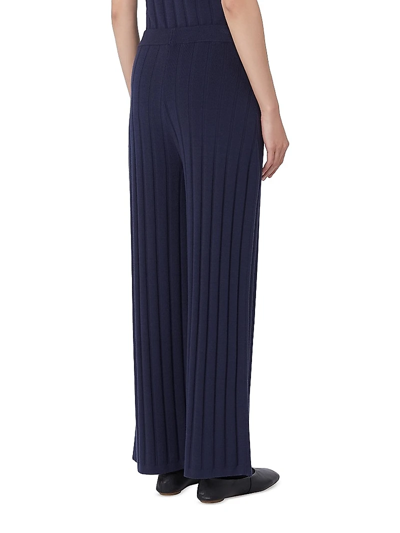 Stretch Viscose Yarn Trousers