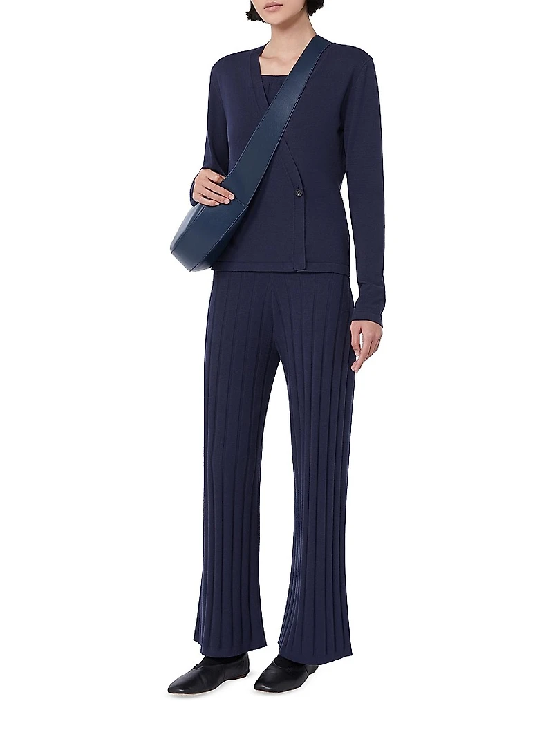 Stretch Viscose Yarn Trousers