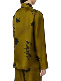 Printed Silk Twill Shirt