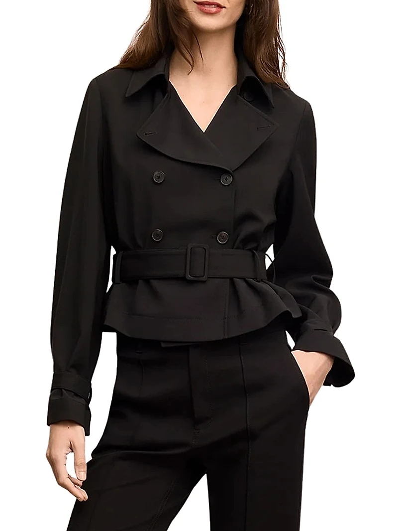 Scotte Moto Trench Jacket Air Twill