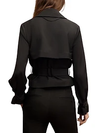 Scotte Moto Trench Jacket Air Twill