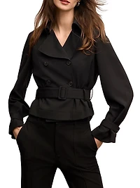 Scotte Moto Trench Jacket Air Twill