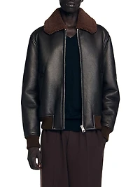 Reversed Leather Jacket