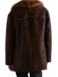 Suede and Shearling Jacket