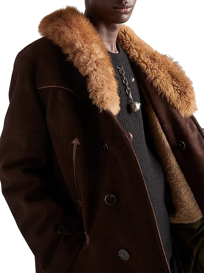 Suede and Shearling Jacket