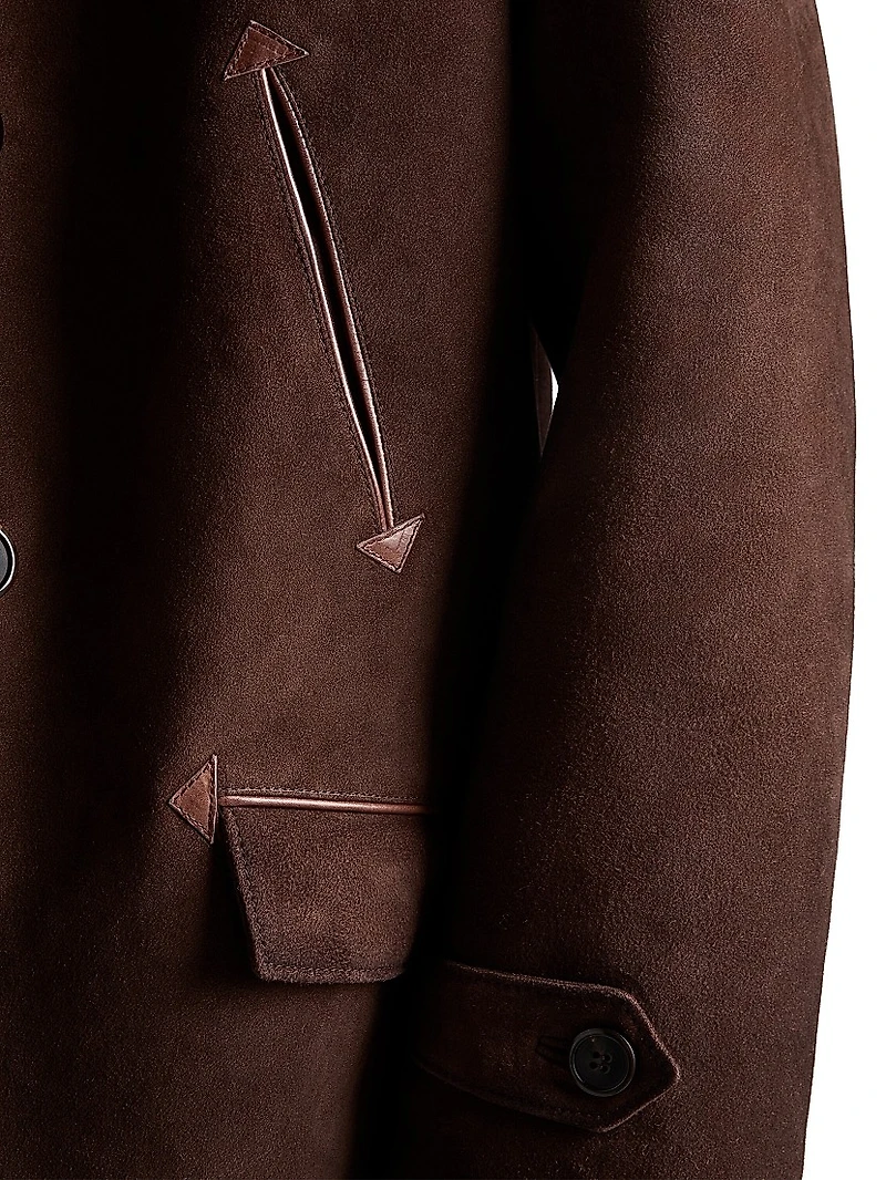 Suede and Shearling Jacket