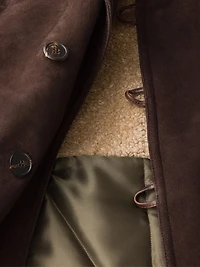 Suede and Shearling Jacket