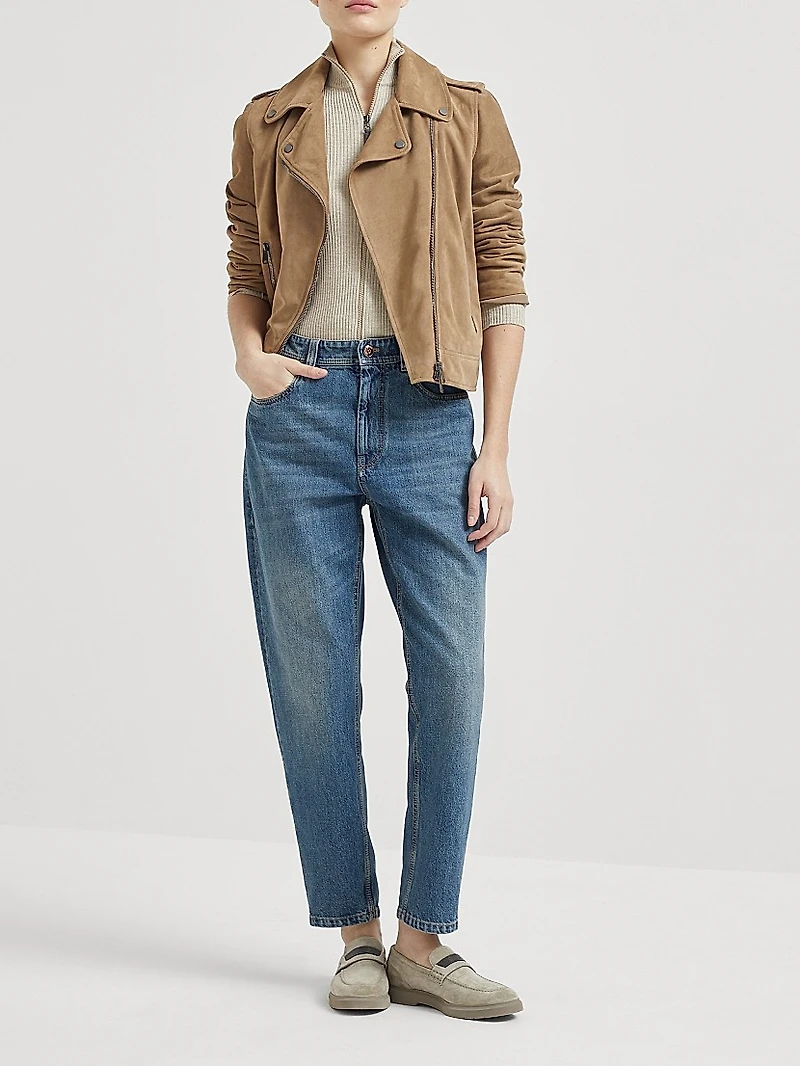 Sparkling Cashmere and Silk Lightweight Ribbed Cardigan