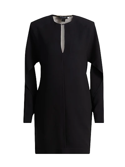 Lula Crepe Keyhole Minidress