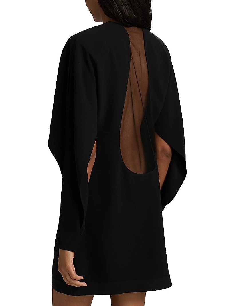 Lula Crepe Keyhole Minidress