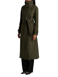 Scarlett Double-Breasted Wool Coat