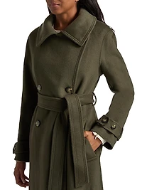 Scarlett Double-Breasted Wool Coat