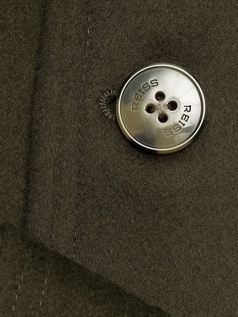 Scarlett Double-Breasted Wool Coat