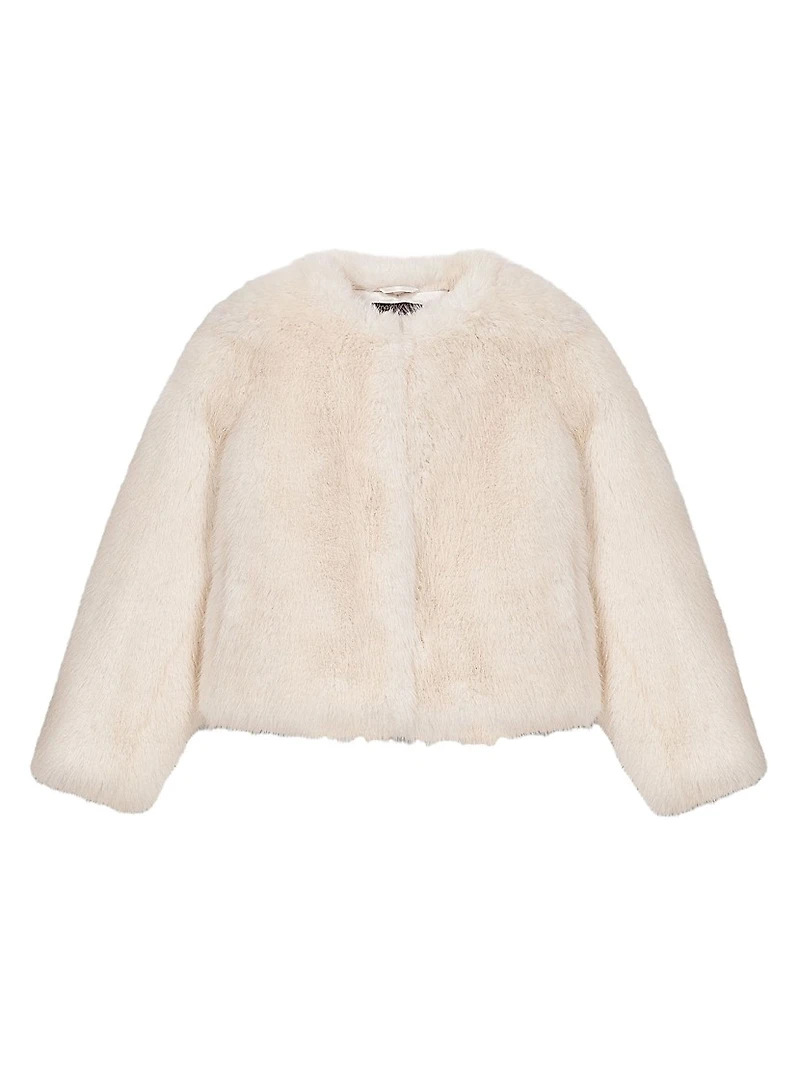 Short Faux Fur Jacket