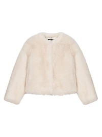 Short Faux Fur Jacket