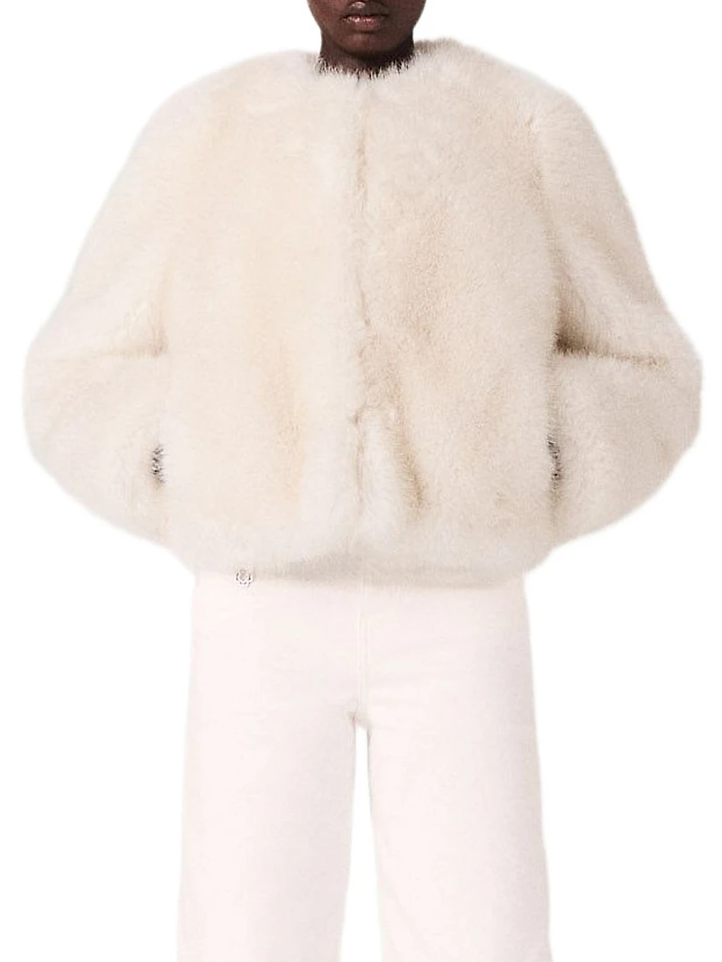 Short Faux Fur Jacket
