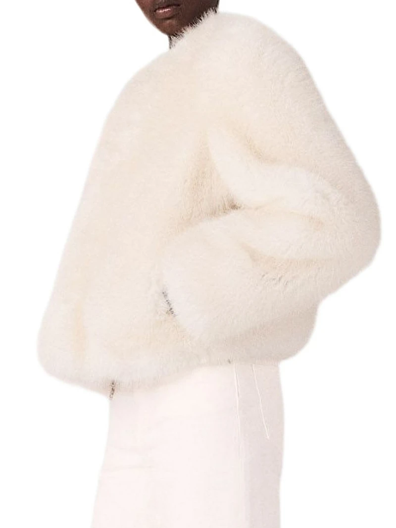 Short Faux Fur Jacket