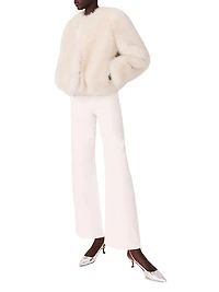 Short Faux Fur Jacket