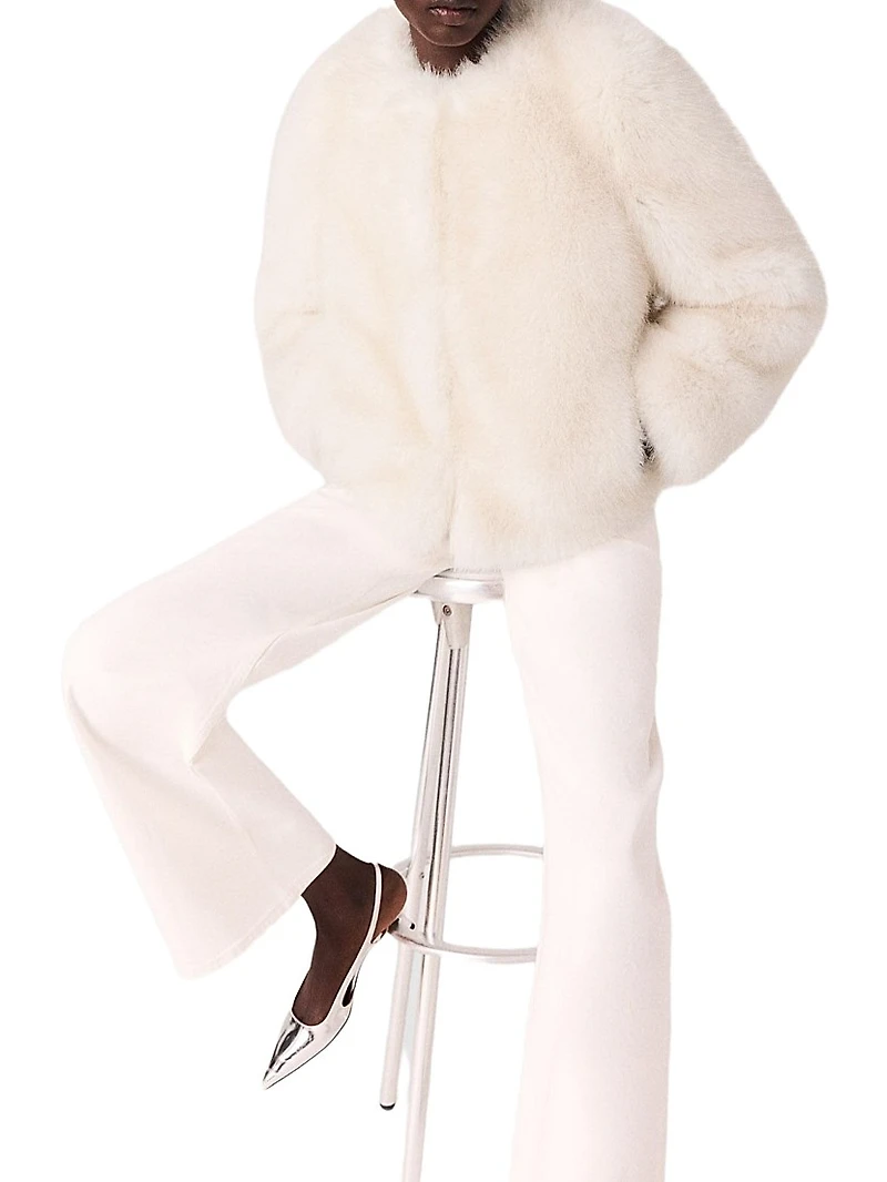 Short Faux Fur Jacket