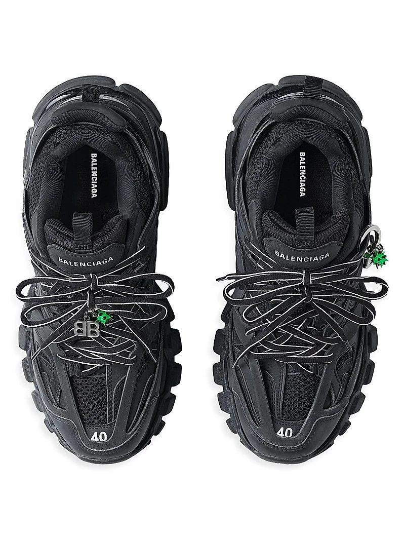 Track Sneakers with Charms