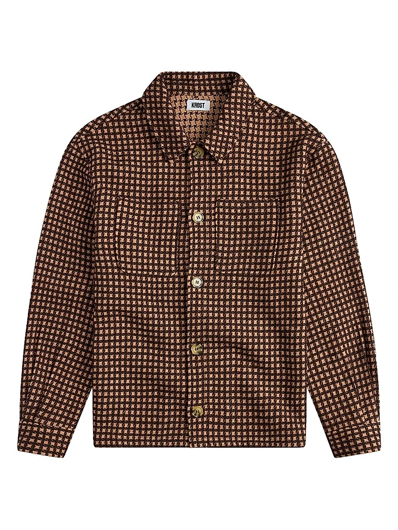 Wool Check Jacket