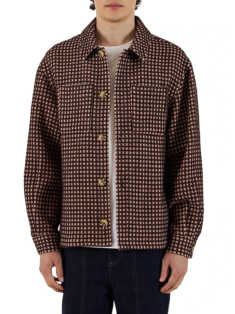 Wool Check Jacket