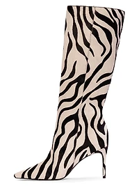 Ember 80MM Zebra Print Boots
