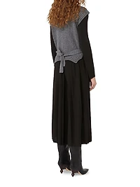 2 1 Jersey and Wool Knit Dress