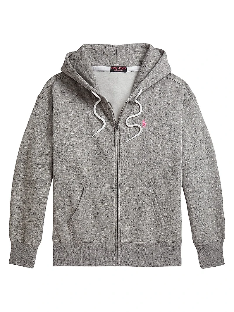 Fleece Zip-Front Hoodie