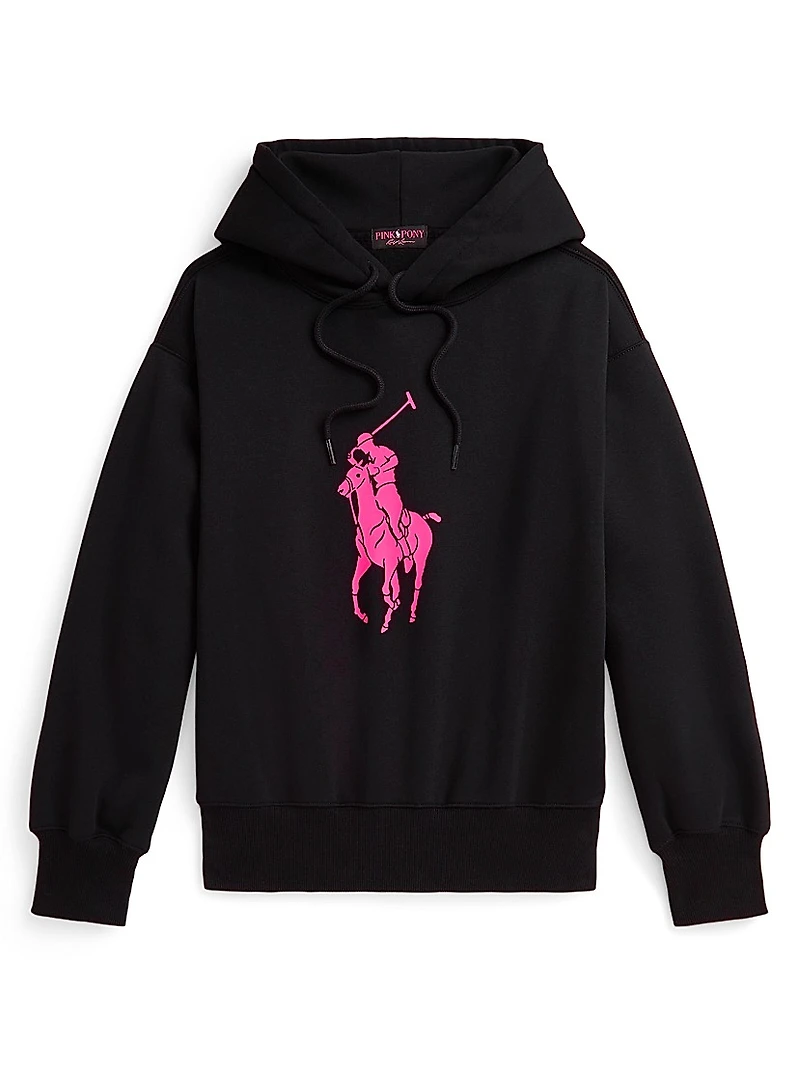 Cotton-Blend Logo Hoodie