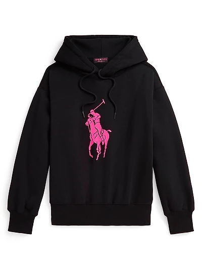 Cotton-Blend Logo Hoodie
