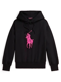 Cotton-Blend Logo Hoodie