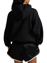 Cotton-Blend Logo Hoodie