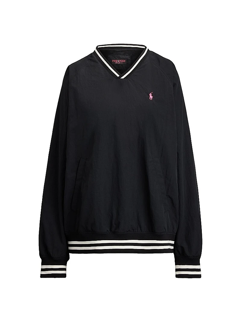 Pony V-Neck Pullover