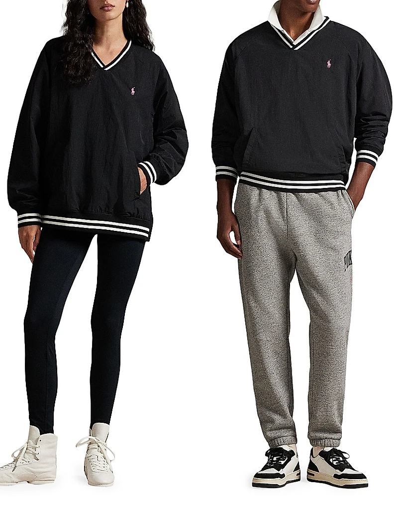 Pony V-Neck Pullover