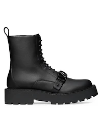 VLogo 45MM Signature Calfskin Combat Boots
