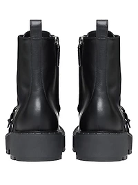 VLogo 45MM Signature Calfskin Combat Boots