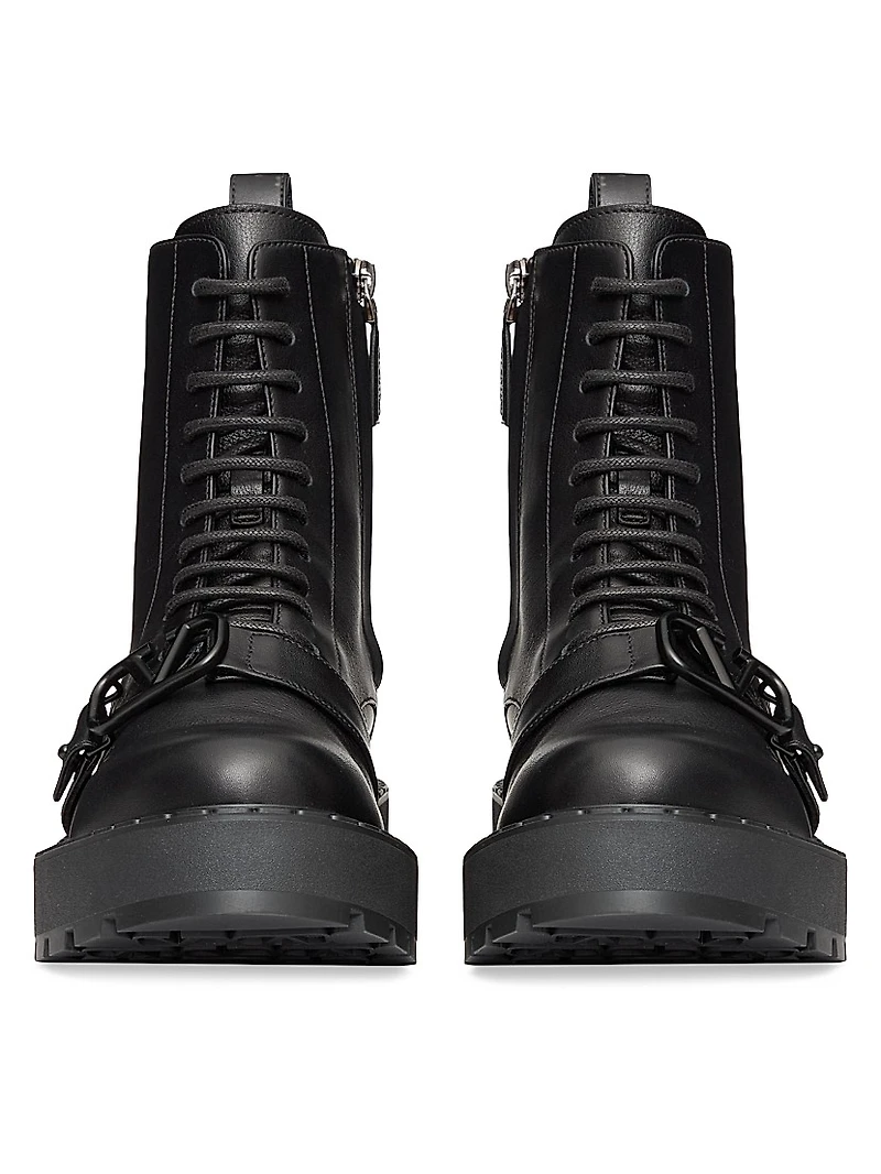 VLogo 45MM Signature Calfskin Combat Boots