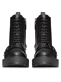 VLogo 45MM Signature Calfskin Combat Boots