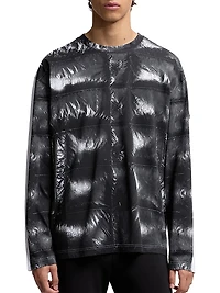 Moncler x A$AP Rocky Long-Sleeved Crew Neck T-Shirt Cotton