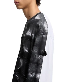 Moncler x A$AP Rocky Long-Sleeved Crew Neck T-Shirt Cotton