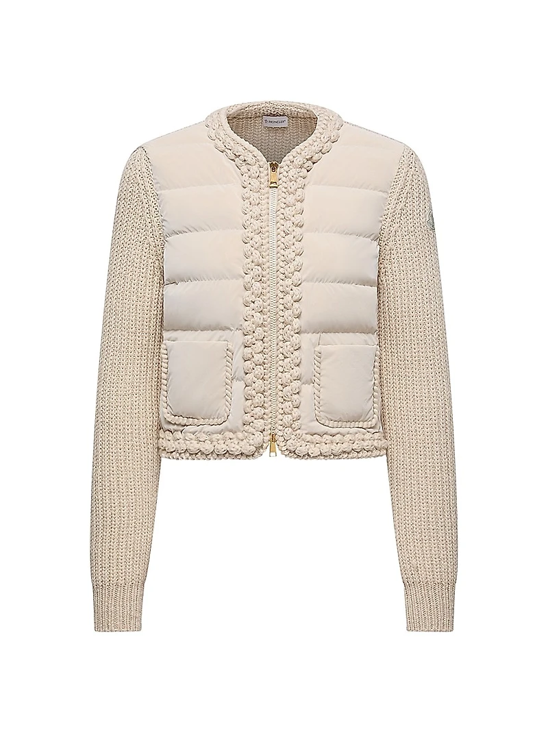 Down-Filled Cardigan