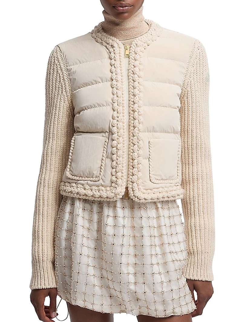 Down-Filled Cardigan