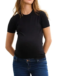 The Relaxed Wide Leg Maternity Jeans